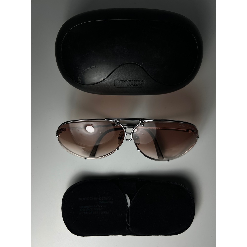 VTG 80's Porsche Carrera 5621 Interchangeable Lens Sunglasses Made in Austria